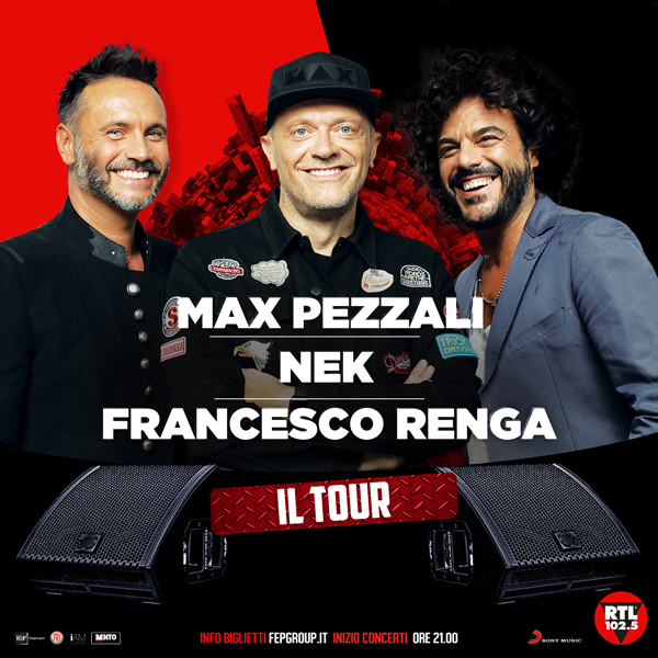 MAX NEK RENGA – IL TOUR | SPOSTATO IL CONCERTO DEL 23 FEBBRAIO AL 18 APRILE 2018