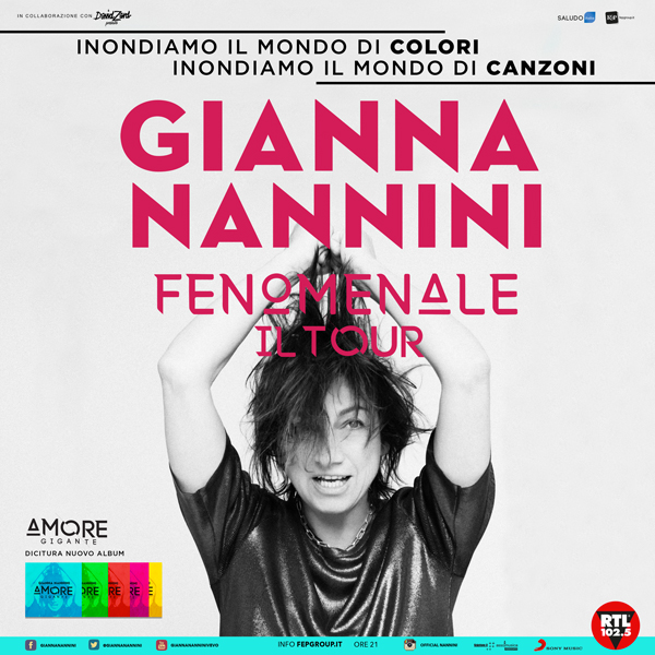 Gianna Nannini | Info Utili | 29/03/2018