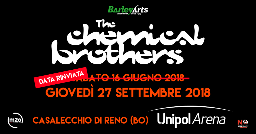 The Chemical Brothers: rimandata a settembre la data di Bologna