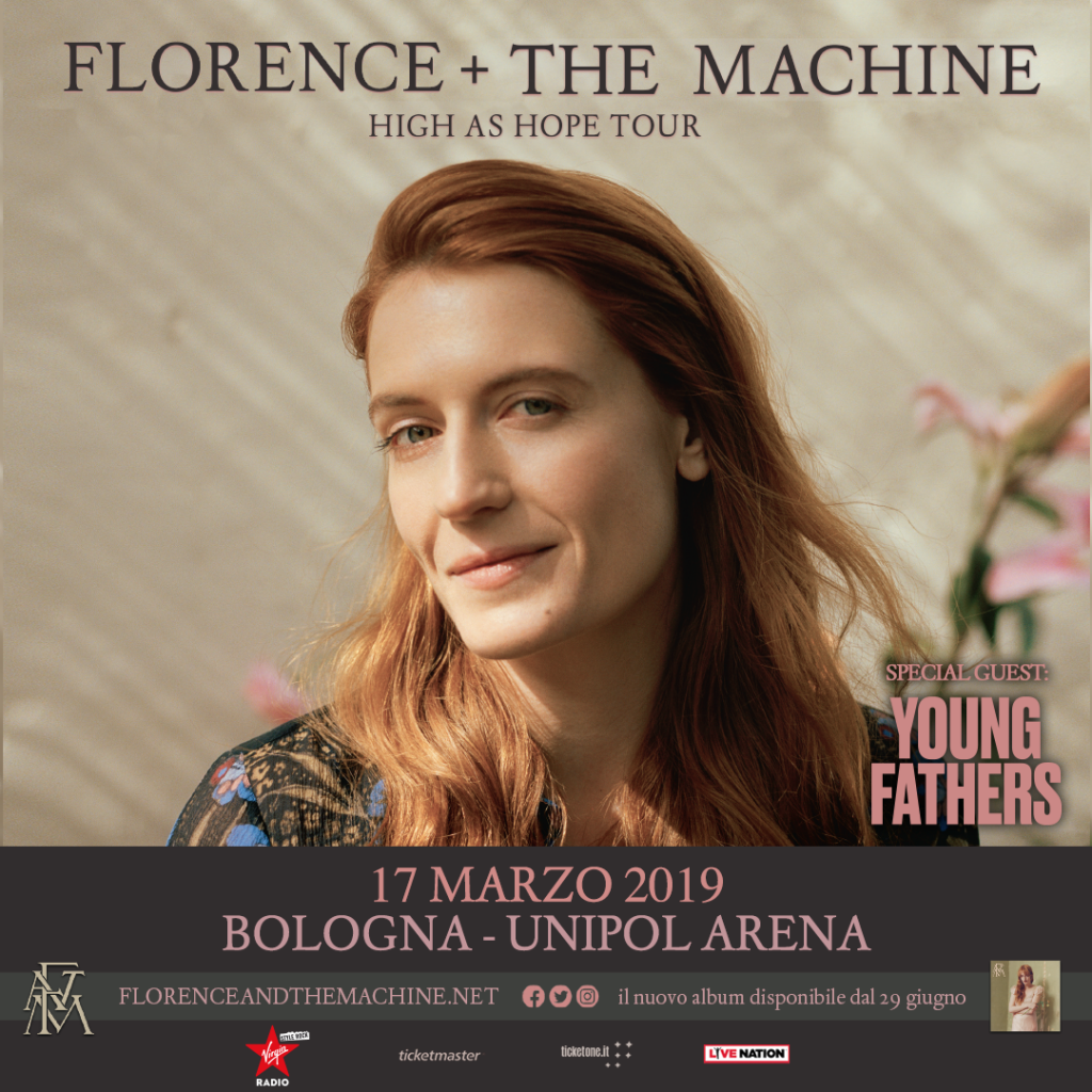 Florence + The Machine all’Unipol Arena il 17 marzo 2019