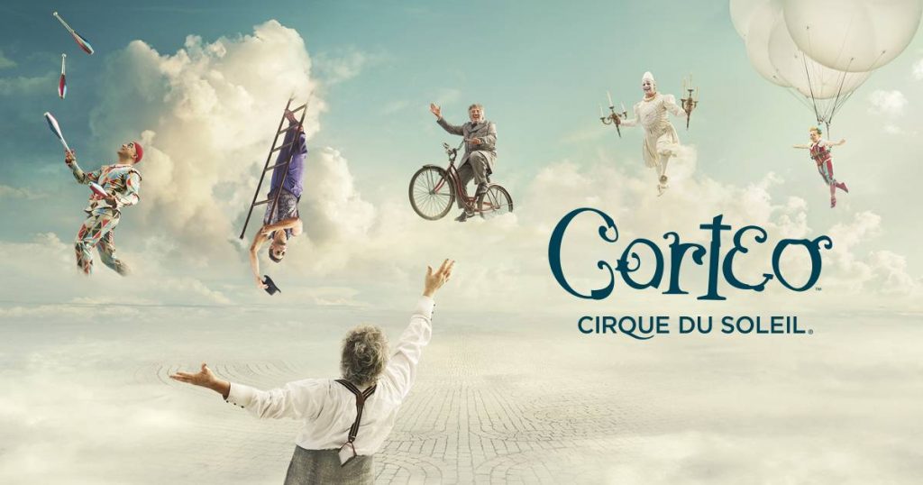 CORTEO – Cirque du Soleil – Dal 9 al 13 ottobre 2019