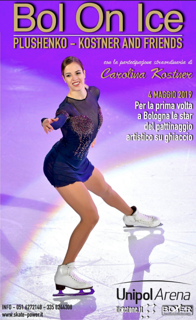 Carolina Kostner: la regina del pattinaggio sul ghiaccio all’Unipol Arena il 4 maggio 2019