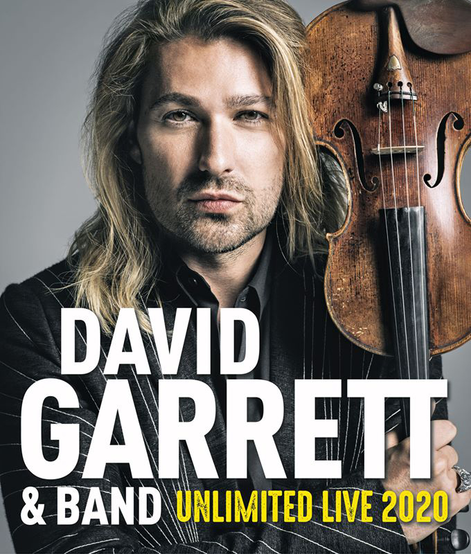 David Garrett all’Unipol Arena il 18 ottobre 2020
